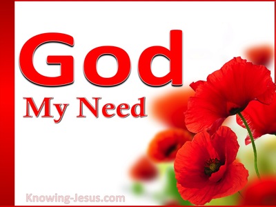 God, My Need (God - All I Need-5)